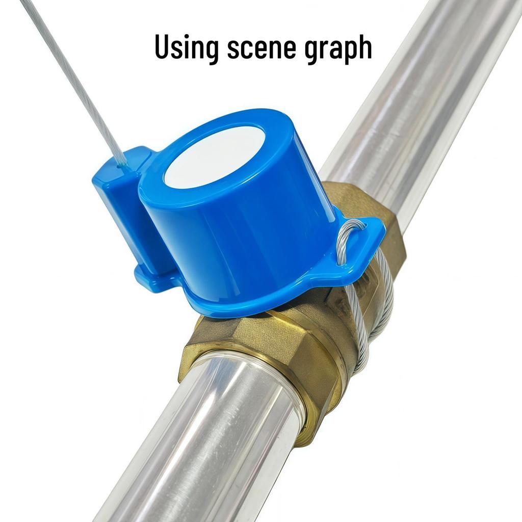 Lockable Anti-Theft Thermal Valve Seal Cover - Integrated Ball Valve Heating Protection.