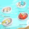 Interactive Light Up Bath Time Fishing Game with Model Fish Toy and Magnetic Fishing Rod Safe Bathtub Toy For Toddler