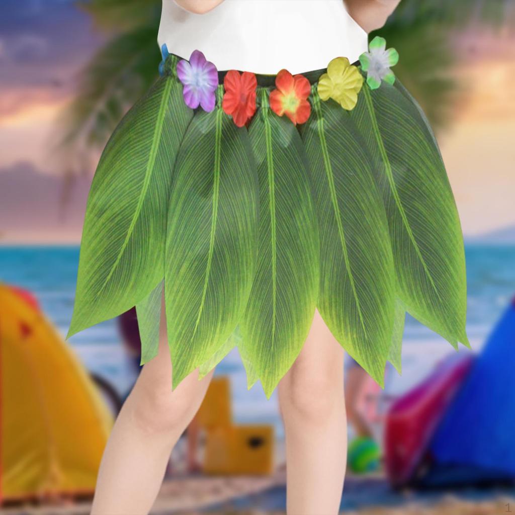 Grass Skirt Hawaiian Flower Design for Themed Parties And Event Decor
