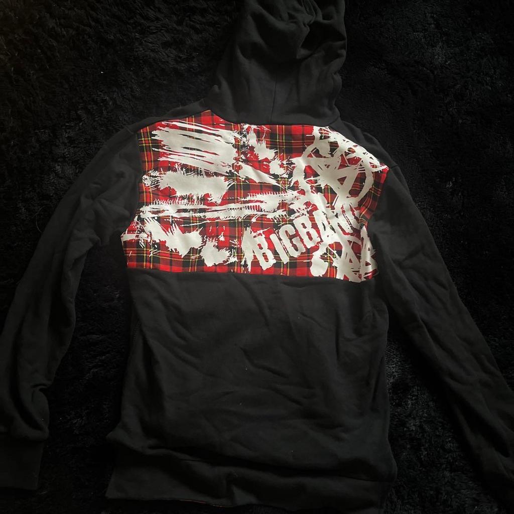 [GEBRAUCHT] BIGBANG Offizieller LIVE Karierter Kapuzenpullover