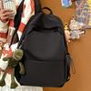 Schoolbag1011 New College Style Schoolbag Japanese Solid Color Large Capacity Backpack Flash Male and Female College Students Simple Backpack