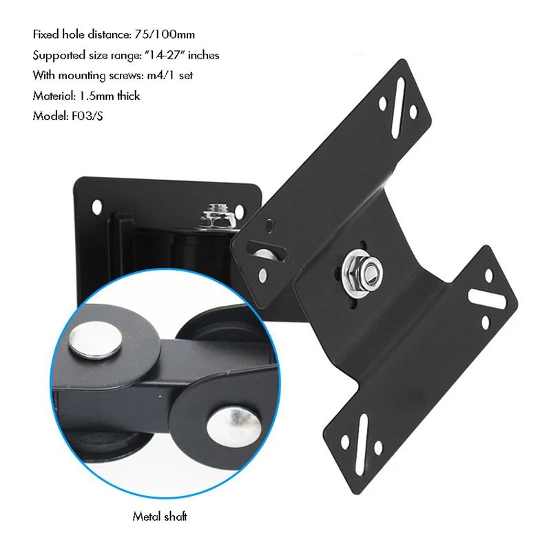 Universal Rotated TV Wall Mount Swivel TV Bracket Stand for 14 ~ 27 Inch LCD LED Flat Panel Plasma TV Holder