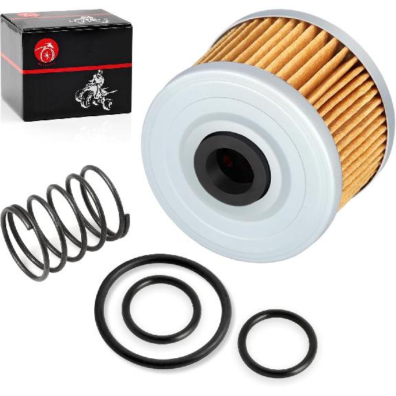 Oil Filter & Spring For Honda FourTrax 300 TRX300/FW TRX300EX TRX400EX Rancher 350 Foreman 400 450 500 520 Racher 420 Pioneer 500 520