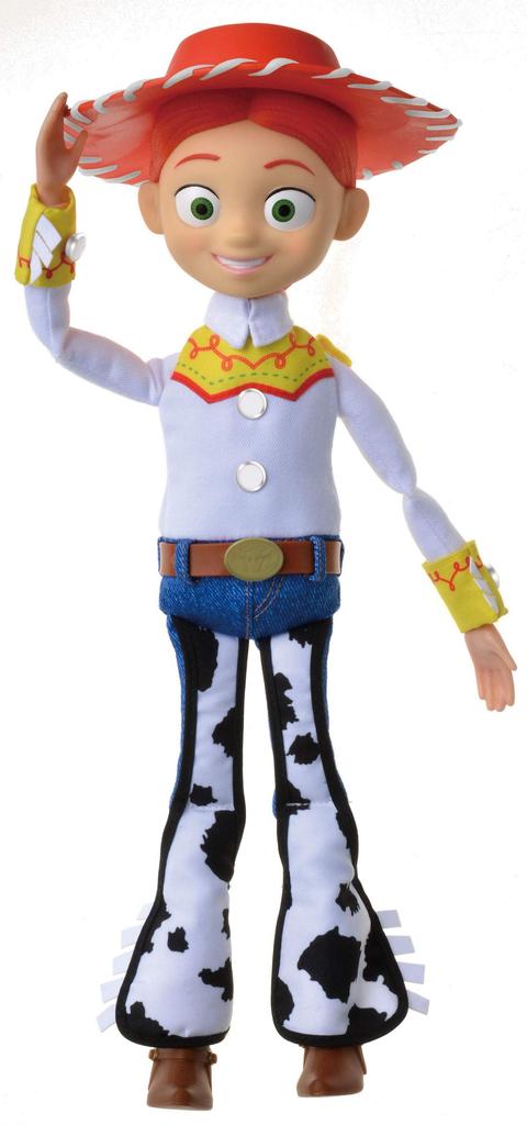 Toy Story 4 Real Size Talking Figure with Test Batteries AAA Alkaline Jesse Length (3 Batteries) (Total 37cm)