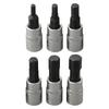 3pcs1/4 Inch Drive Hex Socket Bit Set 3- 8mm Screwdriver Bits H3 H4 H5 H6 H7 H8 Hexagonal Pressure Matching Cylinder Screwdriver
