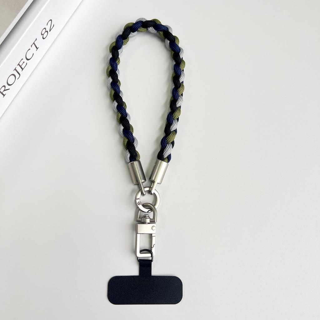 Creative Hand-Woven Mobile Phone Lanyards, Wristbands, Short Rope Strings, Pearl Jewelry, Pendants, Safety Anti-Loss Ropes