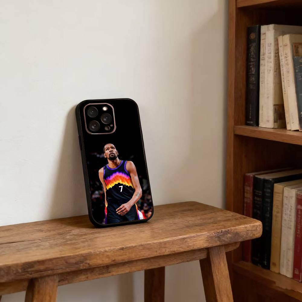 

Basketball K-Kevin D-Durant 7 Phone Case For iPhone 17, 16,15,14,13,12,11 Plus,Pro Max, Others Soft Black Cover iPhone14ProMax