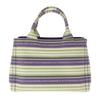 PRADA  1BG439 2WAY bag purple/green canvas Women