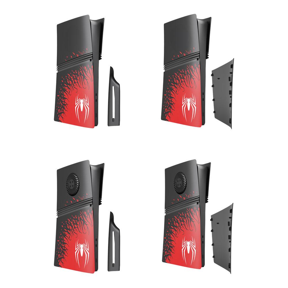 Für Playstation5 Pro Limited Edition Spider Harte Frontplattenabdeckung Premium ABS Ersatzschale Zubehör für PS5 Konsolenabdeckung