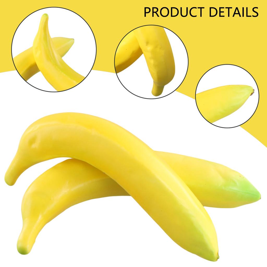 Artificial Bananas Table Display Wedding Decor 2 Piece 20cm