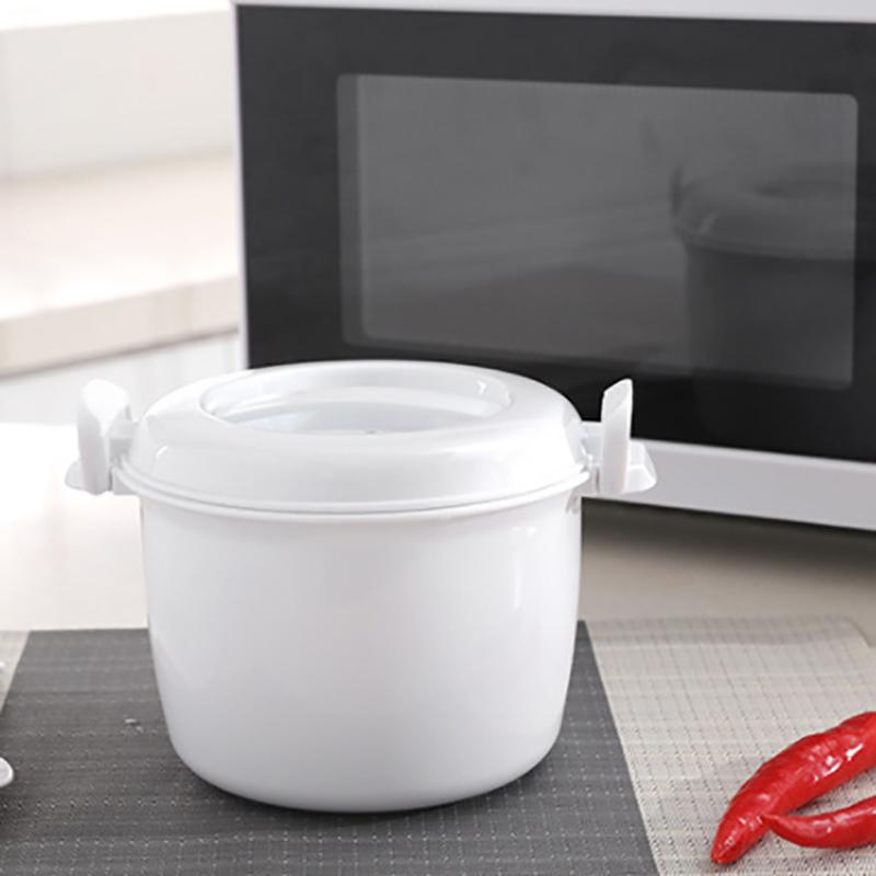Microwave Oven Rice Cooker Multifunctional Food Steamer Pot Bento Lunch Box