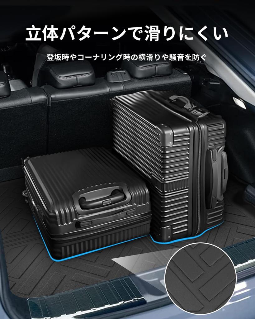 LANGBEAN Toyota Prius 60 Series Luggage Prius 60 Series Exclusive 3D Waterproof TPE Easy Prius 60 Series Interior Custom Parts Mat, Non-Slip Mat,