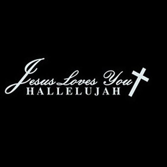 

Аллилуйя Автомобиль Грузовик Кузов Окно Светоотражающая Наклейка Украшение белый