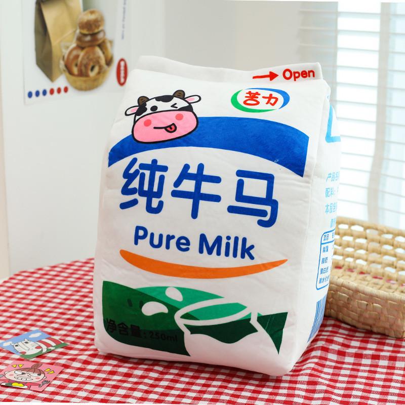 

Молоко Реалистичная Плюшевая Игрушка Мультяшная Мягкая Кукла Украшение Спальни Подарки Детям