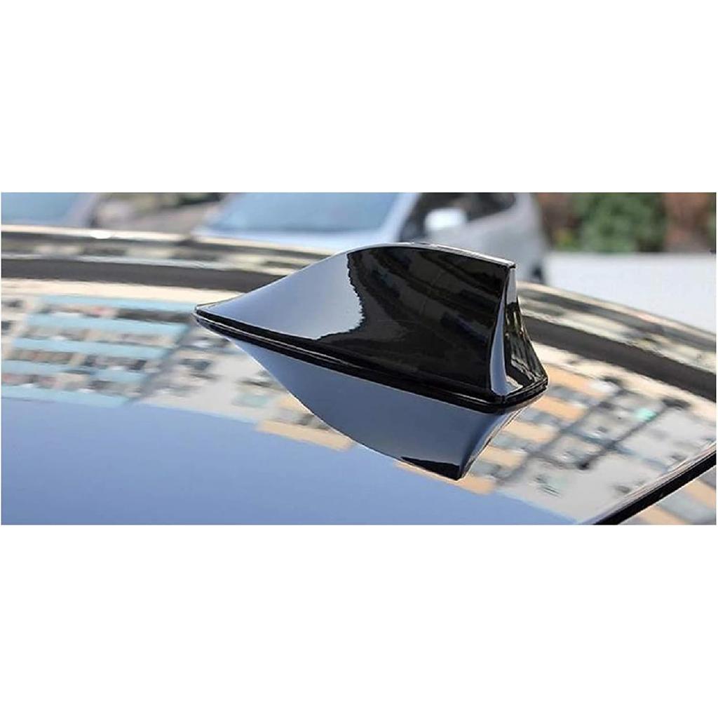 ITrims Shark Fin Antenna Cover Trim for Honda Civic 10th Gen 4dr Sedan 2016-2019 Car Accessories Decoration Protector Sticker 2PCS ABS (Black)