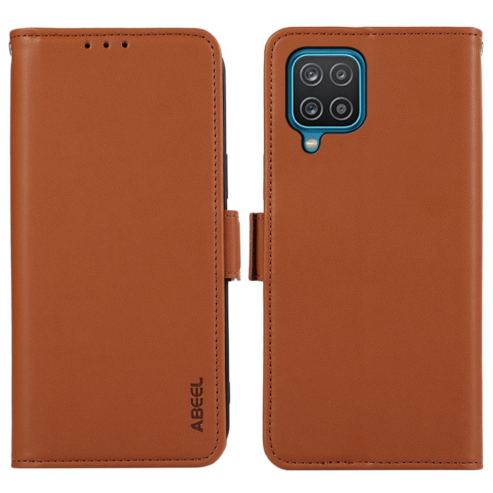 ABEEL For Samsung Galaxy A12 Case Wallet Leather Protective Phone Cover RFID Blocking