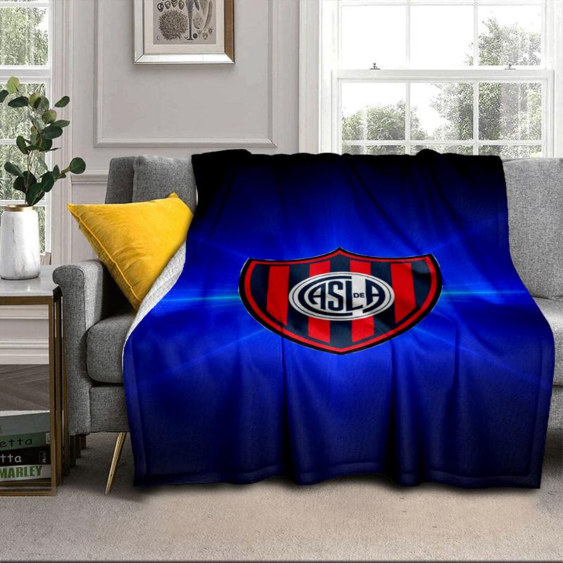 Club Atletico San Lorenzo  Portable Blanket/Soft Blanket Bedding Blanket Suitable for Travel Camping Living Rooms Offices Sofas Fan Gifts