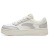 Life Collection Slip Resistant Slip Resistant Low Top Skateboard Shoes Women's White Gray 922228005-5