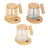Auto Stirring Cup Self Mixing Cup Heater Pad with Lid Beverage with Handle 400ml