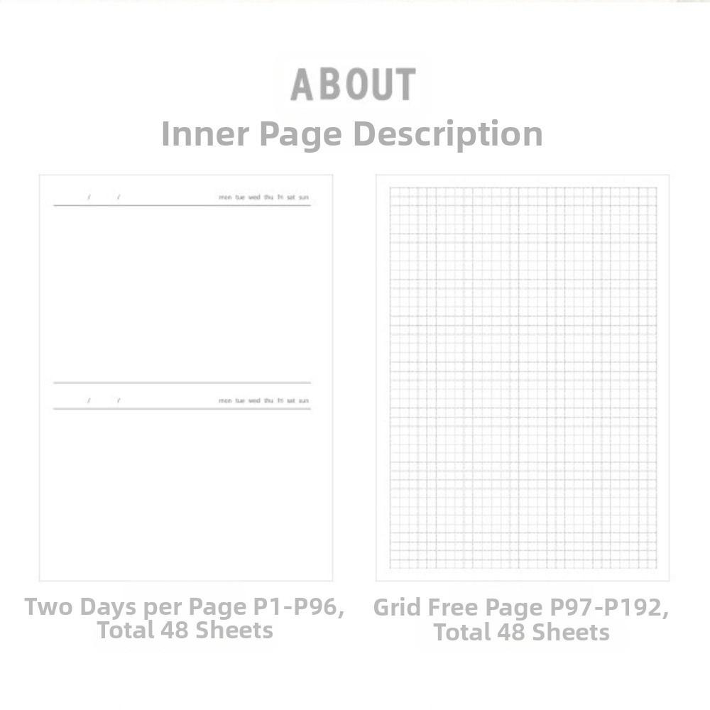 B6 Self-fillable Budget Planing Tool To Do List Schedule Journal Daily Planner Notebook  Student