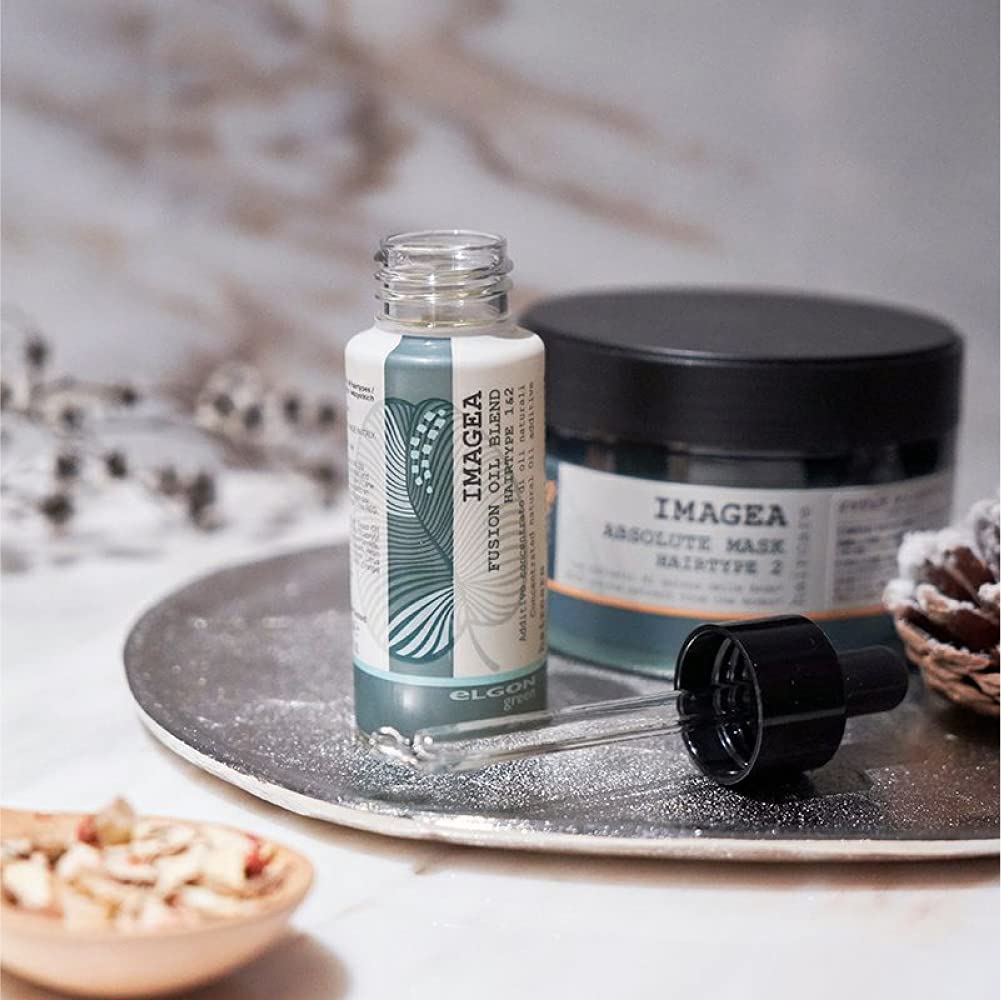 eLGON Imager Fusion Oil Blend Marula Oil [Shiny Hair Organic Oil] Superfood Marula Shea Butter, Salon Exclusive, 50ml