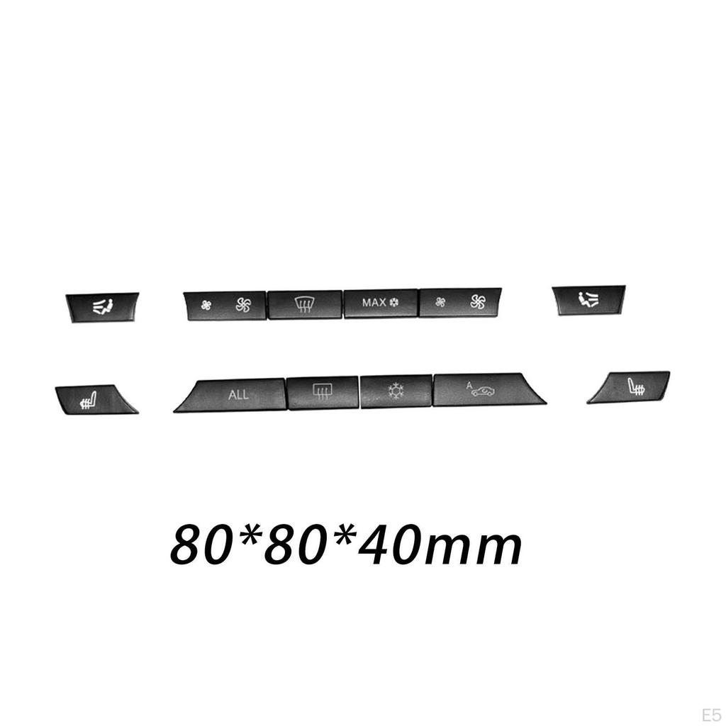 Auto Button Key Caps Repair Set, 61319313923 Cover Vehicle for F07 F10 F11 High Performance