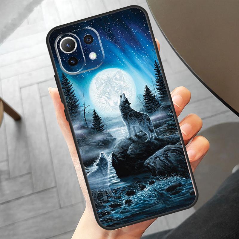 

Чехол Animals Wolf Galaxy для POCO F6 X6 Pro X5 X3 F3 F5 M6 M5s Xiaomi 14 Ultra 12 13 Lite 11T 12T 13T Pro Mi 12 Lite