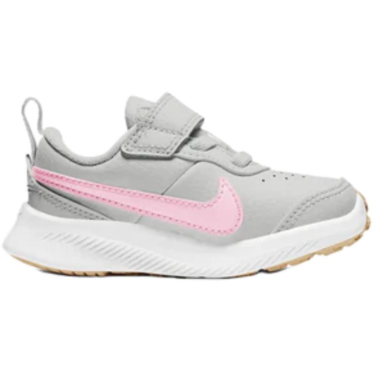 Nike Varsity Leather TD Non-Slip Durable Low-Top Sports Casual Shoes Baby Sneaker Gray Pink CN9397-006
