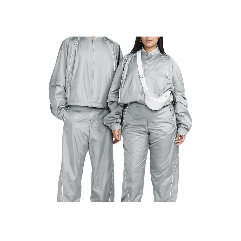 Jacquemus X Nike Track Jacket (Asia Sizing) Silver Unisex Streetwear FV5698-073