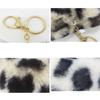 Pompoms Balls Keychain Pendant for Girls Women Love Heart Keychain Soft-Plush