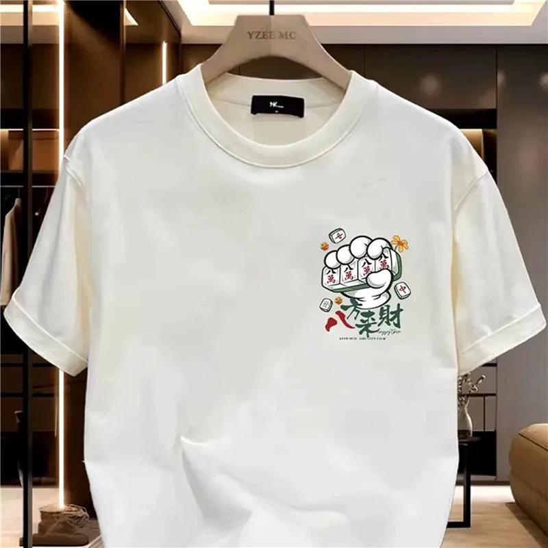 2025 summer pure cotton T-shirts for Women cute cartoon print casual t shirt Female Harajuku Oversized Short Sleeve white y2k Tops hip hop Streetwear