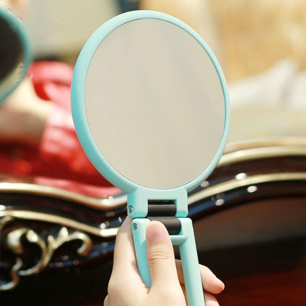 Vanity Mirror Travel Accessories Cosmetic Mirror Magnifying Makeup Mirror Folding Stand Mirror