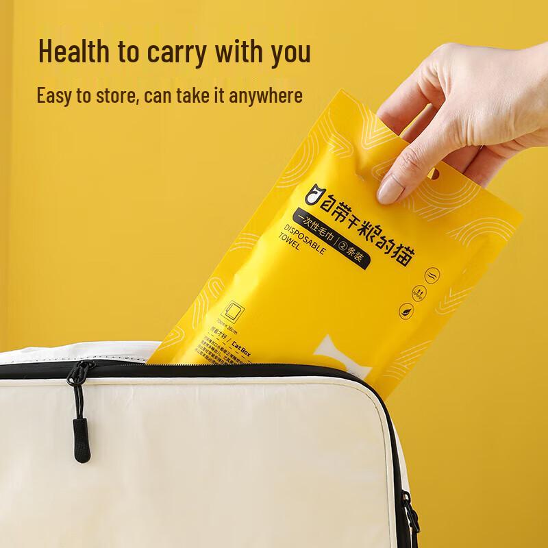 Disposable Travel Towels Set (2-Pack x 3 Bags)