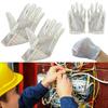 Nylon Anti-static Gloves White Safety Work Gloves Durable Working Gloves  Electronics Factory
