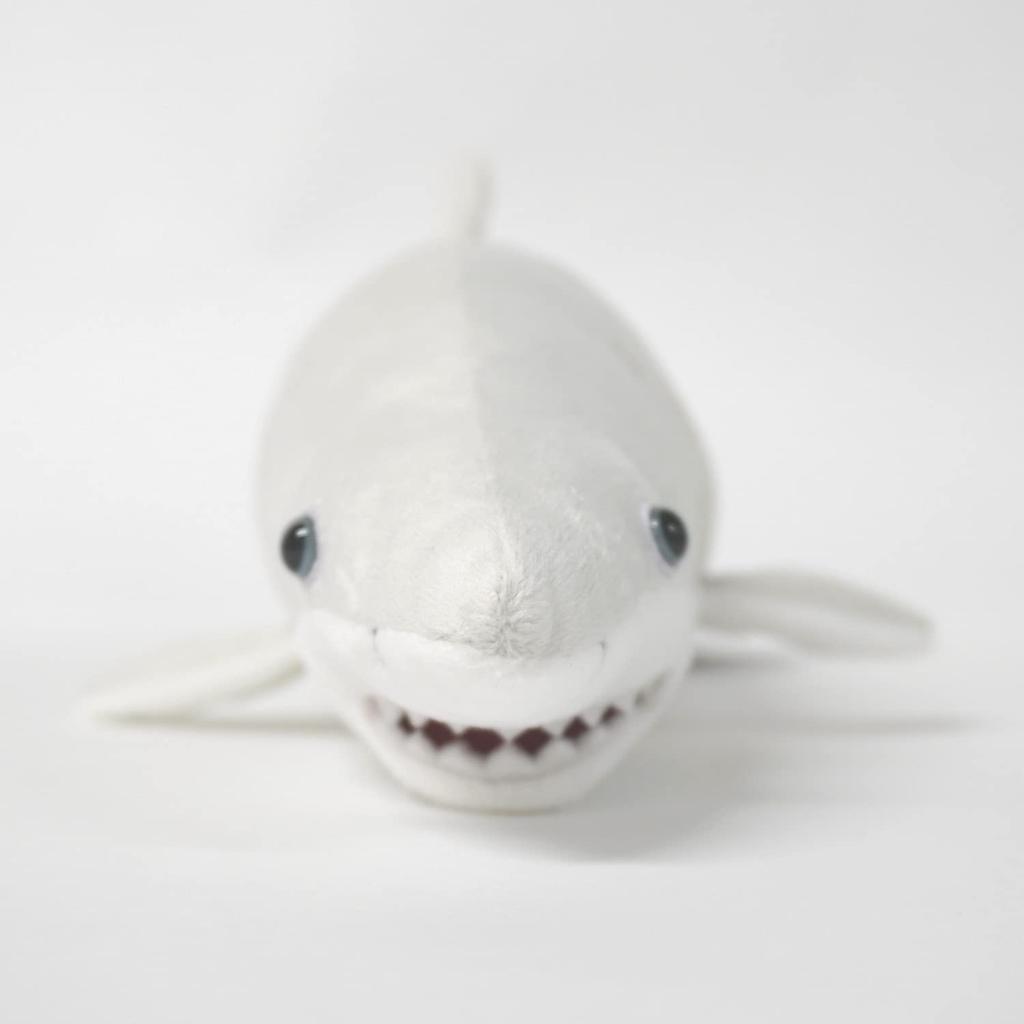TST Advance Exciting Illustrated Grey Shark Plush Toy 9964 Book