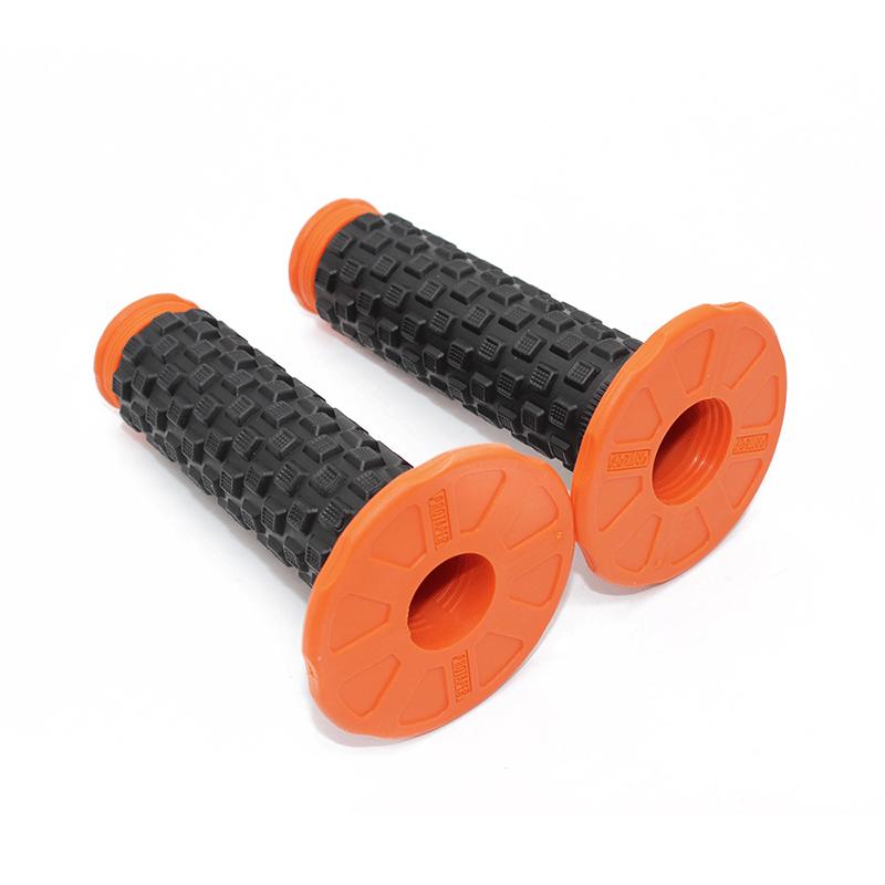 

Motorcycle Grip Dirt Bike Grips 7/8 Rubber Bike Handle Grip Handlebar Mx Pillow Top Throttle 22/24Mm Bar оранжевый