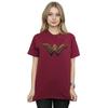 DC Comics Womens/Ladies Wonder Woman Logo Cotton Boyfriend T-Shirt