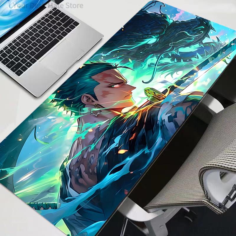 One Piece Mouse Pad Computer Speed Type Carpet Mat for E-sports Players Laptop Keyboard Durable Mousepad Office Desk Mat