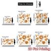 2D FLAT PRINTING 2pcs Curtains (Without Rod) Floral Pattern in Warm Colors Easter Festival Popular Curtains&Drapes Prints Light