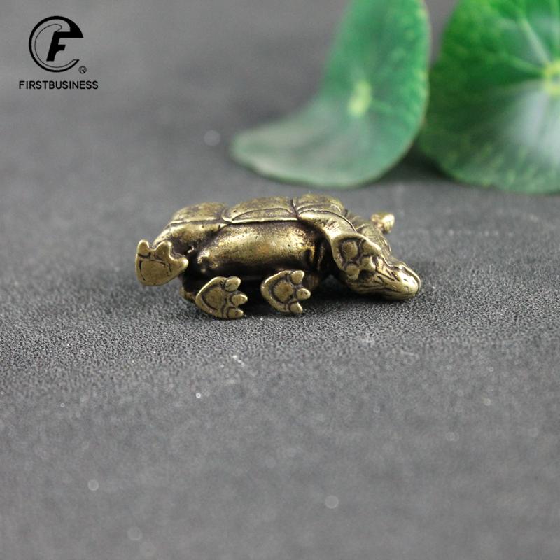 Handmade Pure Copper Cute Rhinoceros Miniatures Figurines Solid Vintage Brass Rhino Ornaments Tea Pets Desktop Decorations Craft