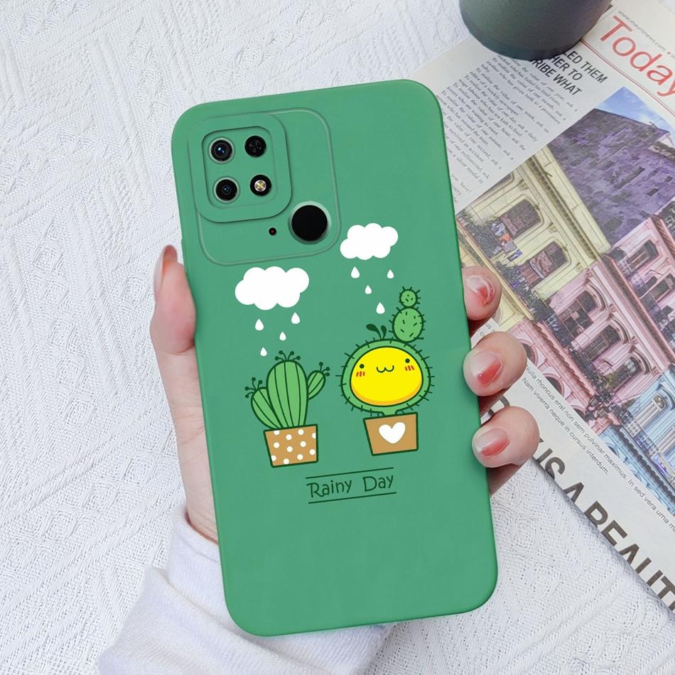 Case For Xiaomi Redmi 10C 10X 10A Sport Panda Camera Coverage Soft Liquid Silicone Cover For Redmi 10 C X A Sport Funda Bumper
