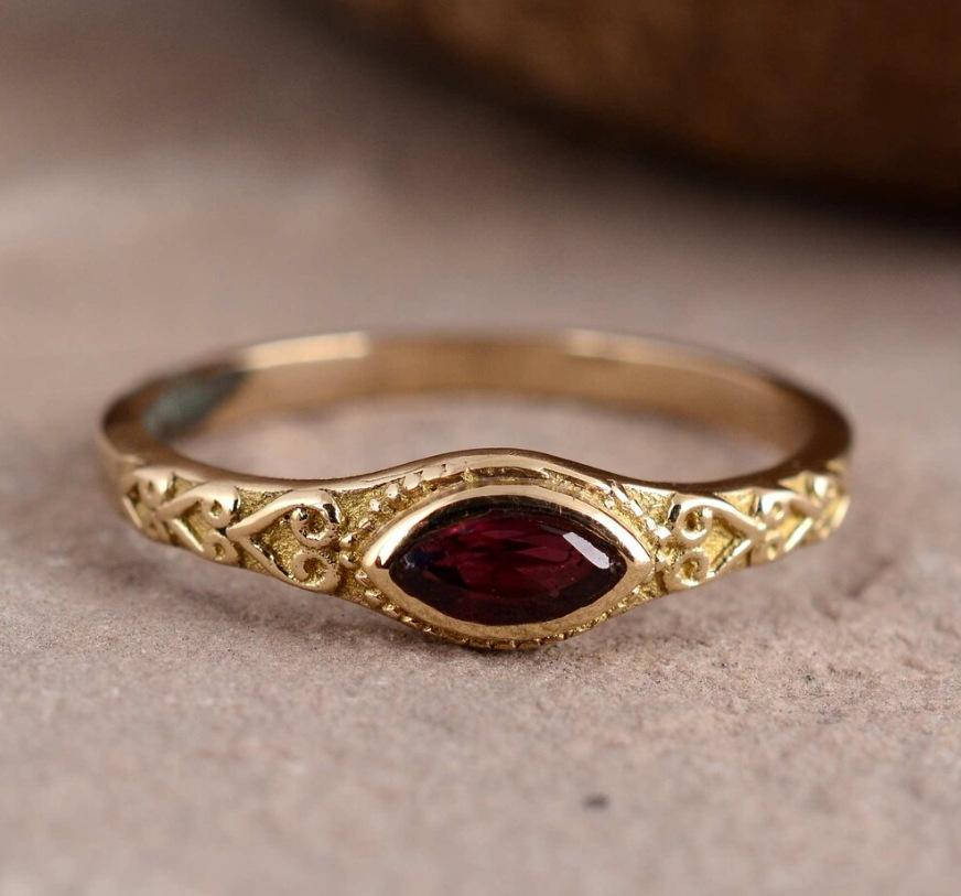 New hot-selling rings, fashionable retro exaggerated and simple personalized women s jewelry 6