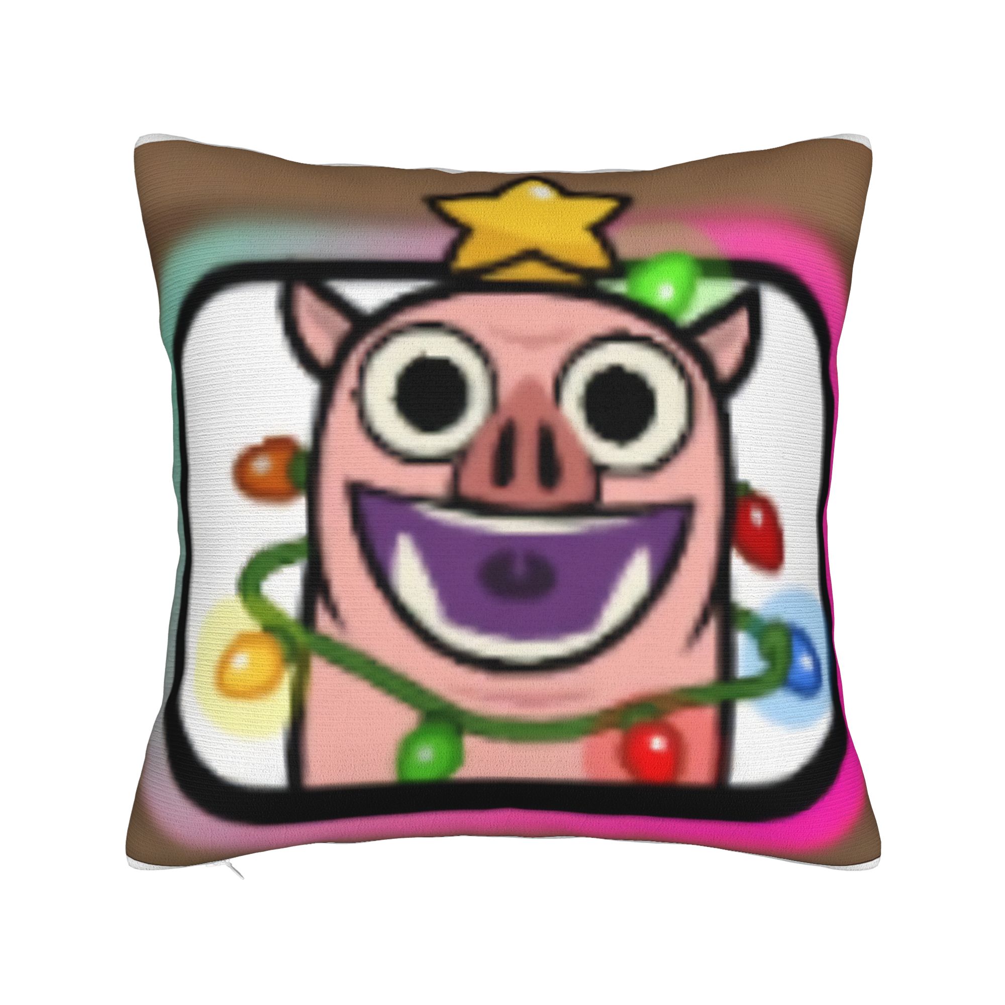 Забавная плачущая эмоция гоблина Clashes Royaleds Наволочка Дизайн Наволочка Модные наволочки для гостиной кровати стула 12x12Inch