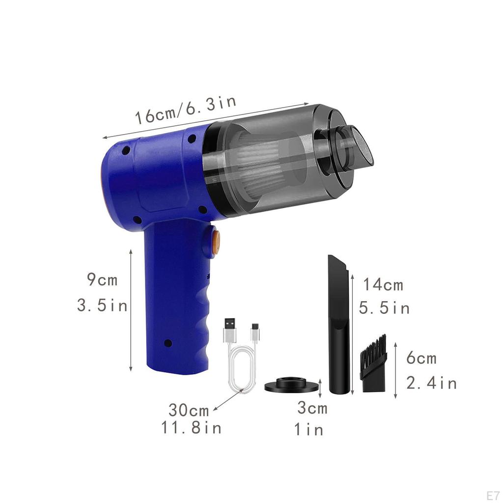 Mały odkurzacz samochodowy bezprzewodowy ręczny przenośny do kurzu z półki komputerowej