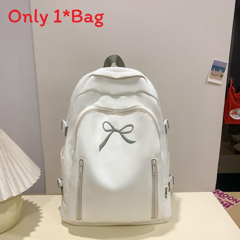Nylon School Backpack With Comfortable Shoulder Straps For College Students