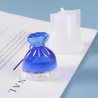 Bastelarbeiten Schmuck Tisch Heimdekoration Gießsilikonform Kristall Epoxidharzform Geldbörse Glückstasche UV-Epoxidform