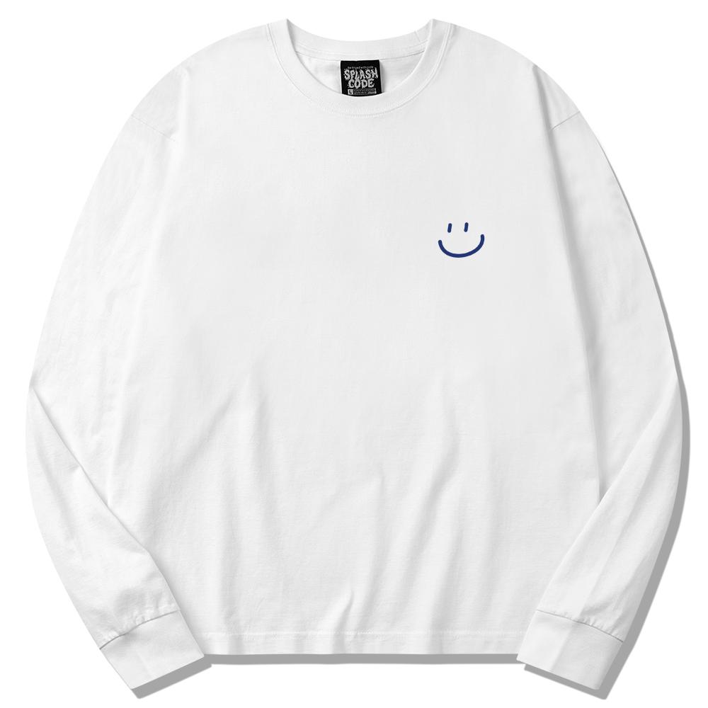 Seupeullaesikodeu Long Sleeve White - Smiling