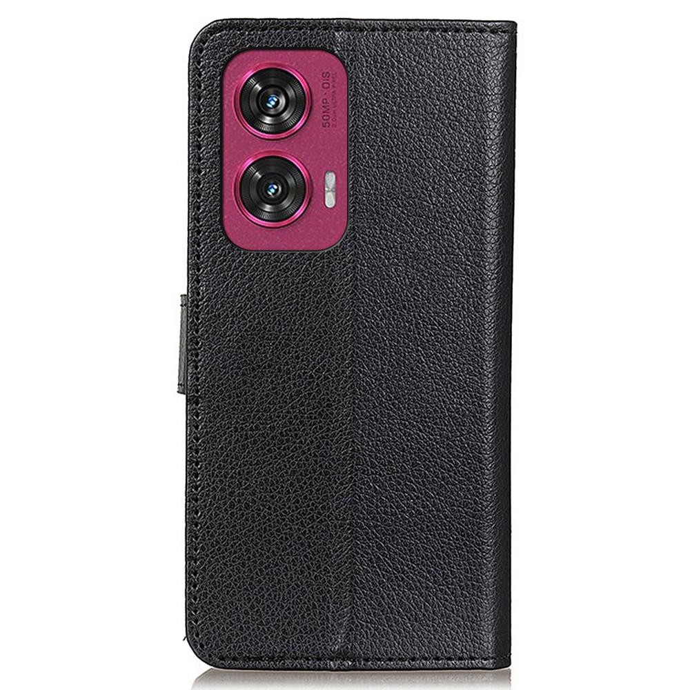 For Motorola Edge 50 Fusion 5G Case Litchi Texture Wallet Leather Phone Cover Wholesale