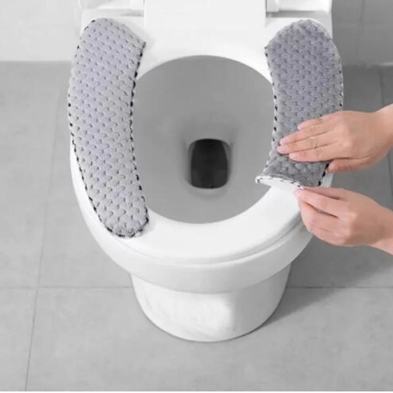 Toilettensitz waschbar, weich, wärmer, Aufkleber, Matte, Bezug, Pad, Kissen, warm, für Badezimmer-Zubehör