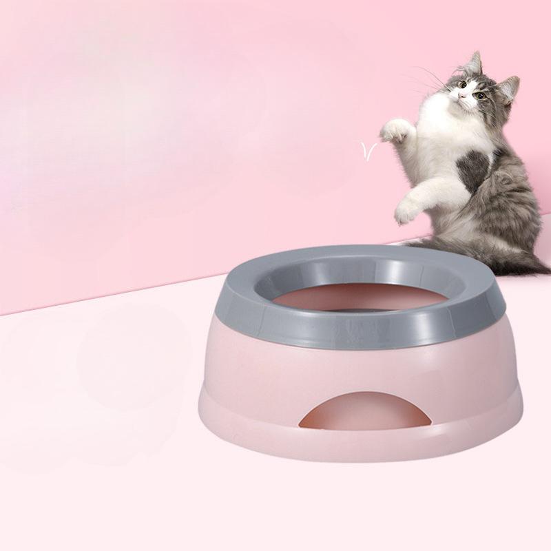 Portable Cat Bowl with Water Bottle for Travel Outdoor Camping Pet Feeder